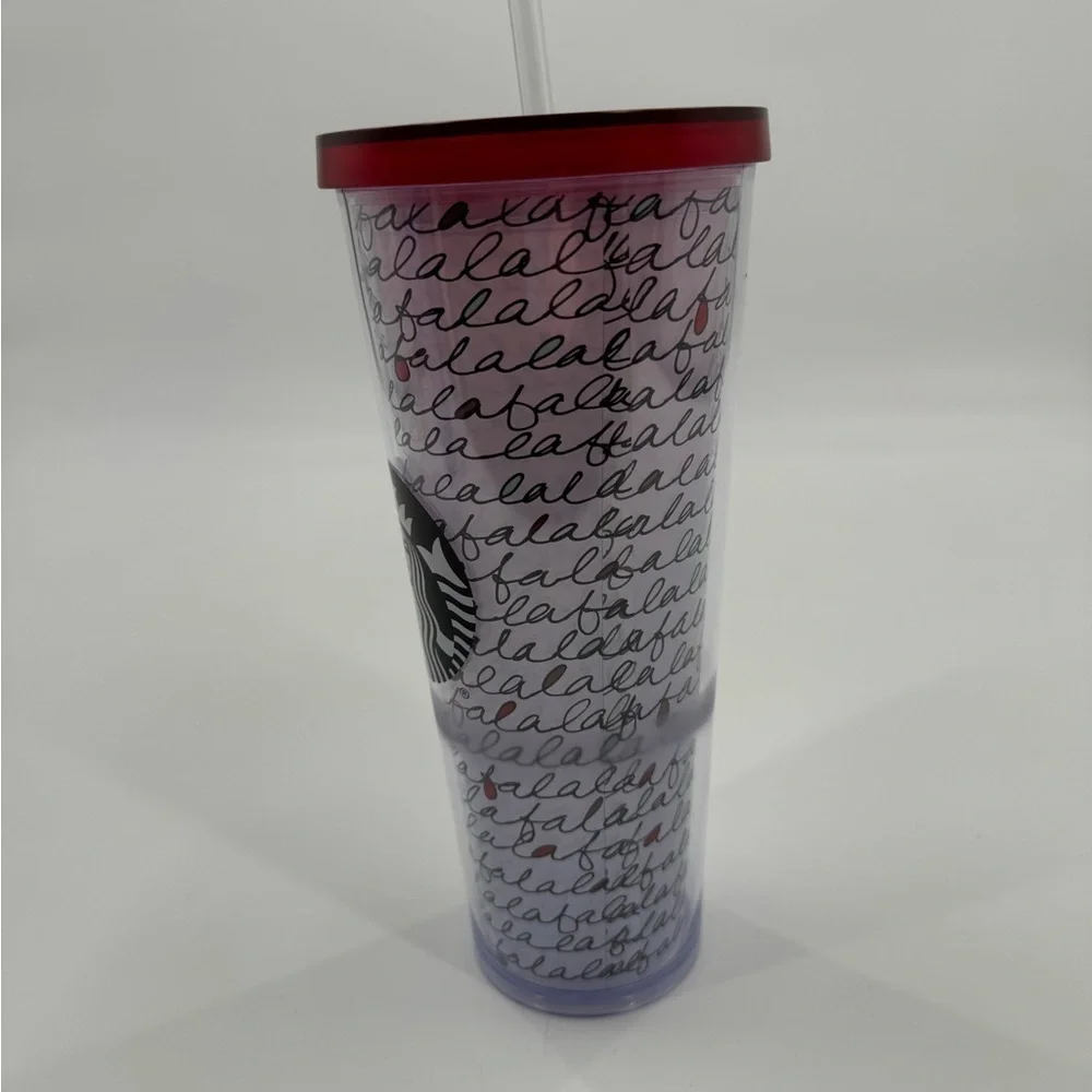 Starbucks 2016 fa la la cold venti cup new straw
